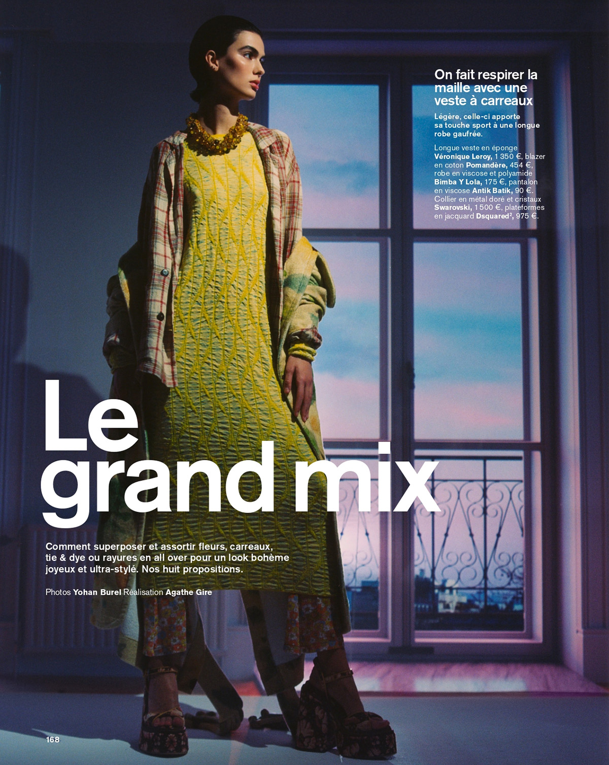 Vitória Mota para Marie Claire 'Le Grand mix’